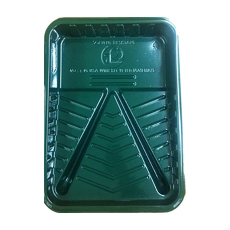 Green Plastic Paint Tray 9"