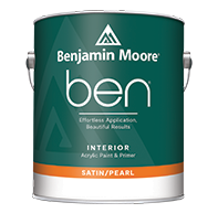 ben® Waterborne Interior Paint- Satin/Pearl N628